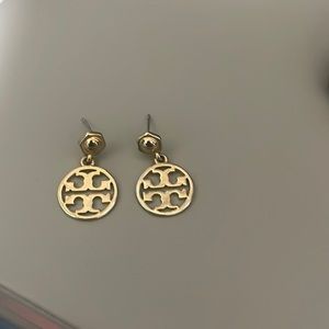 Tory Burch logo earrings